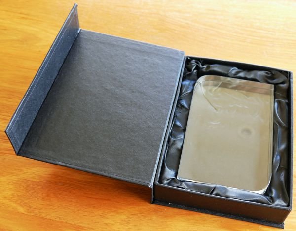 Crystal award gift box for 150 x 95 x 20 mm