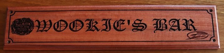 Timber sign Red Gum 50 x 350 mm