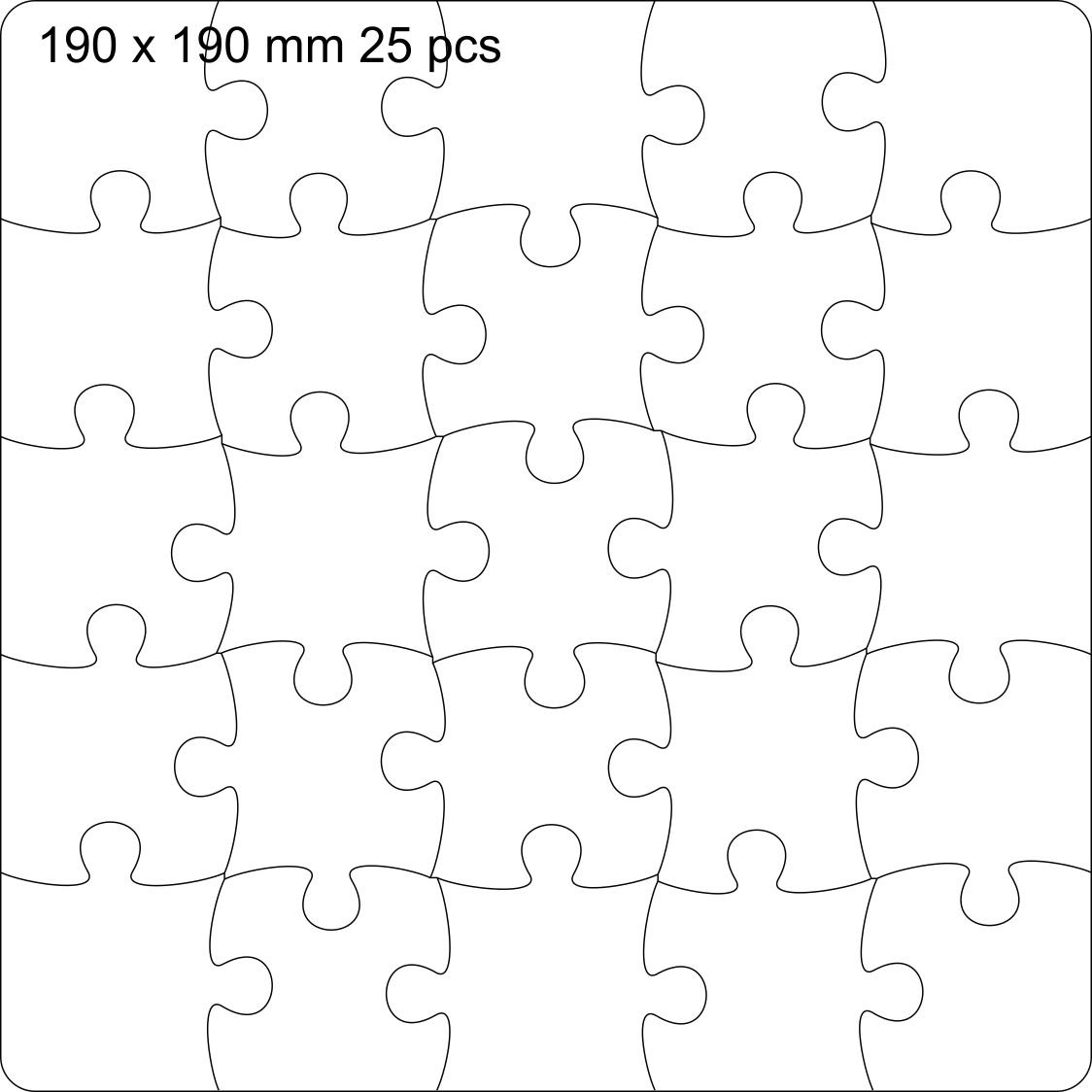Jigsaw 190 mm square