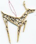 Reindeer Decorative Geometric cutout