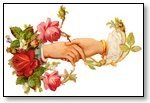 Floral wrist wreath pair hands 026