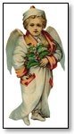 Christmas angel with holly 267