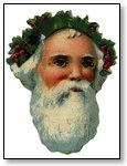 Christmas santa with holly hat  268