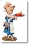 girl with tray of fruit 025