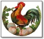 Animal hen with eggs 264