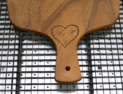 Wooden Cutting board engraved