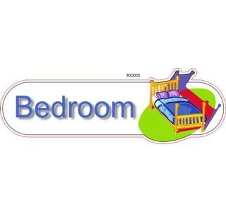Bedroom Green ID sign
