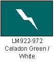 Celladon Green White Engraving