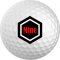 golf ball hexagonal print