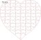 Jigsaw heart shape 73 pcs