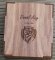 Engraved Beer glass 285 ml pair in timber Box