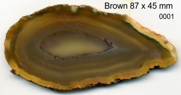 Brown 1A Polished Agate