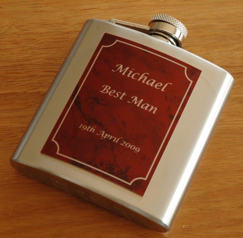 Hip Flask Mable plate
