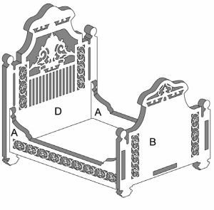 Doll bed kit