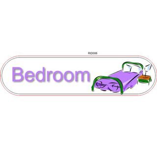 Bedroom lavender ID sign