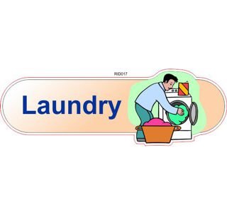 Laundry ID sign