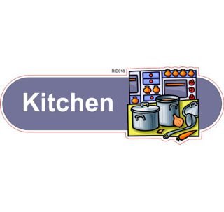 Kitchen ID sign