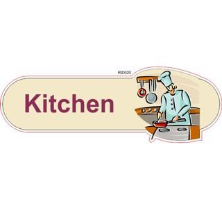 Kitchen Cook ID sign