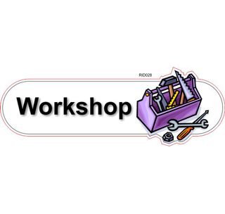 Workshop Tools ID sign