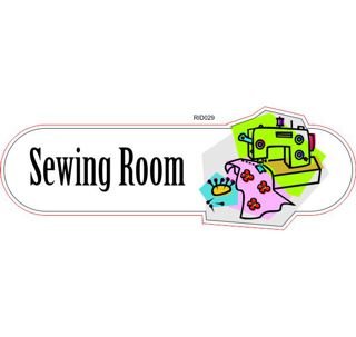 Sewing room ID sign