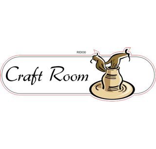 Craft room ID sign