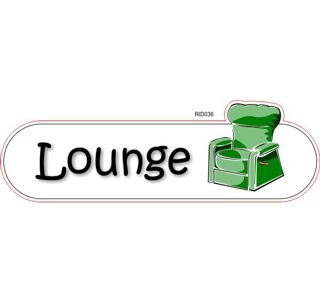 Lounge  room ID sign