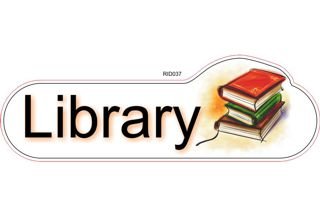 Library ID sign