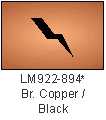 Brushed Copper Black Engraving