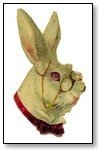 Easter bunny red tie 109