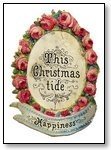 Christmas tide happiness in wreath 278
