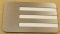Room Name sign Brush silver clear window plates