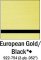 European gold - black laminate